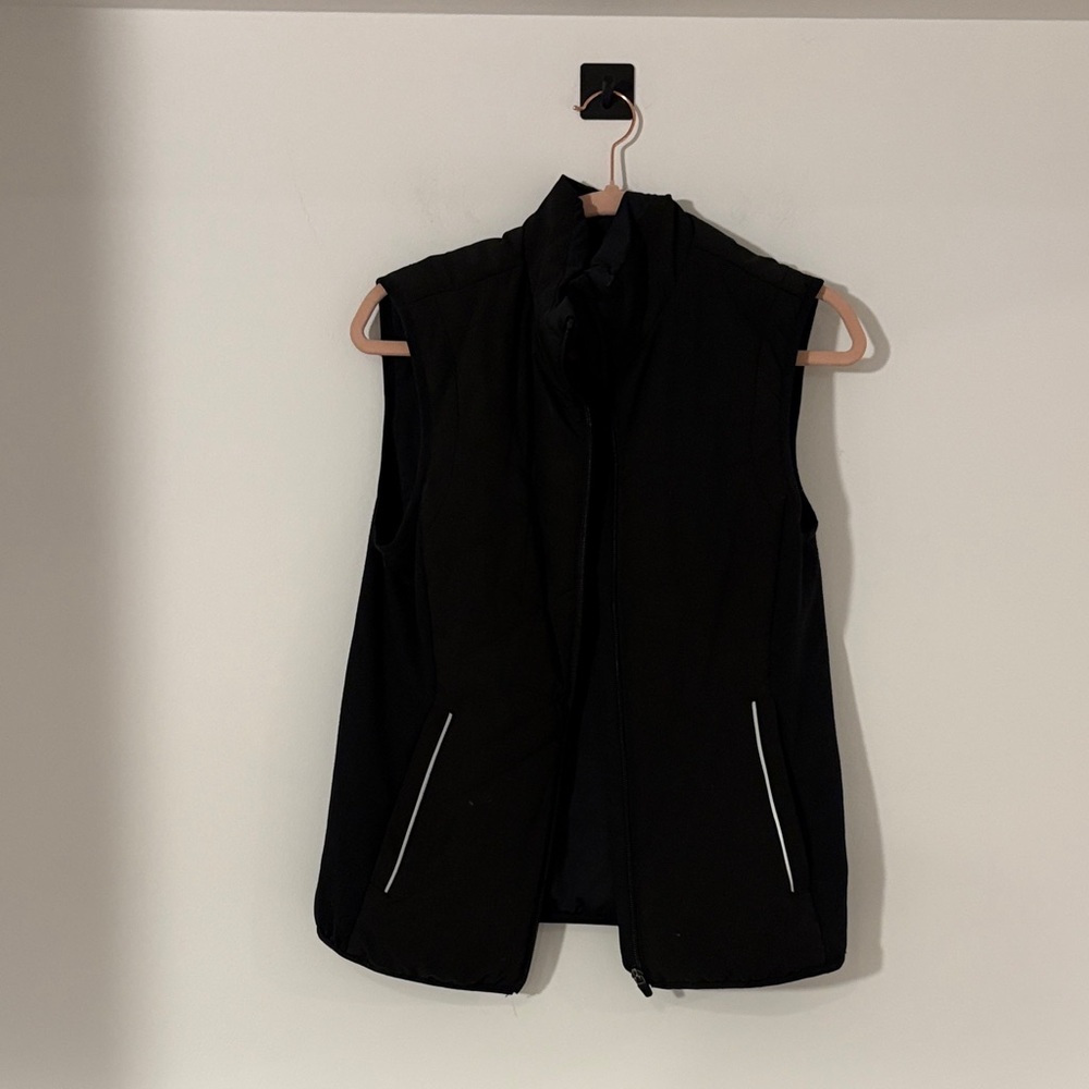 ZYIA Black Vest with Reflective Accents